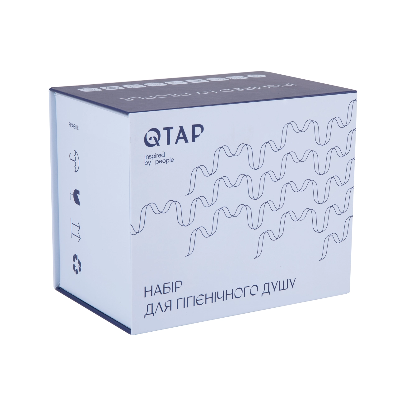 Набор для гигиенического душа Qtap Inspai-Varius округлый QTINSVARCRMV00440501 Chrome Фото - 6