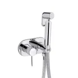 Набор для гігієнічного душу Qtap Inspai-Varius округлий QTINSVARCRMV00440501 Chrome Фото - 2