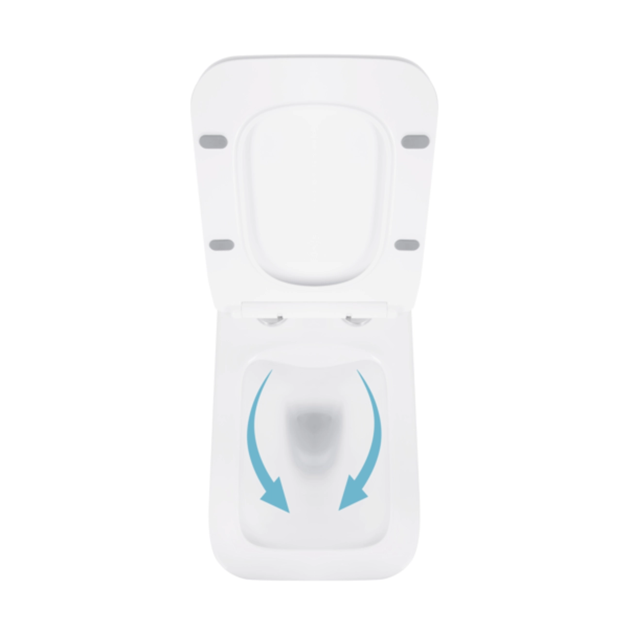 Унітаз підвісний Qtap Crow безобідковий з сідінням Soft-close QT05335170W Фото - 5