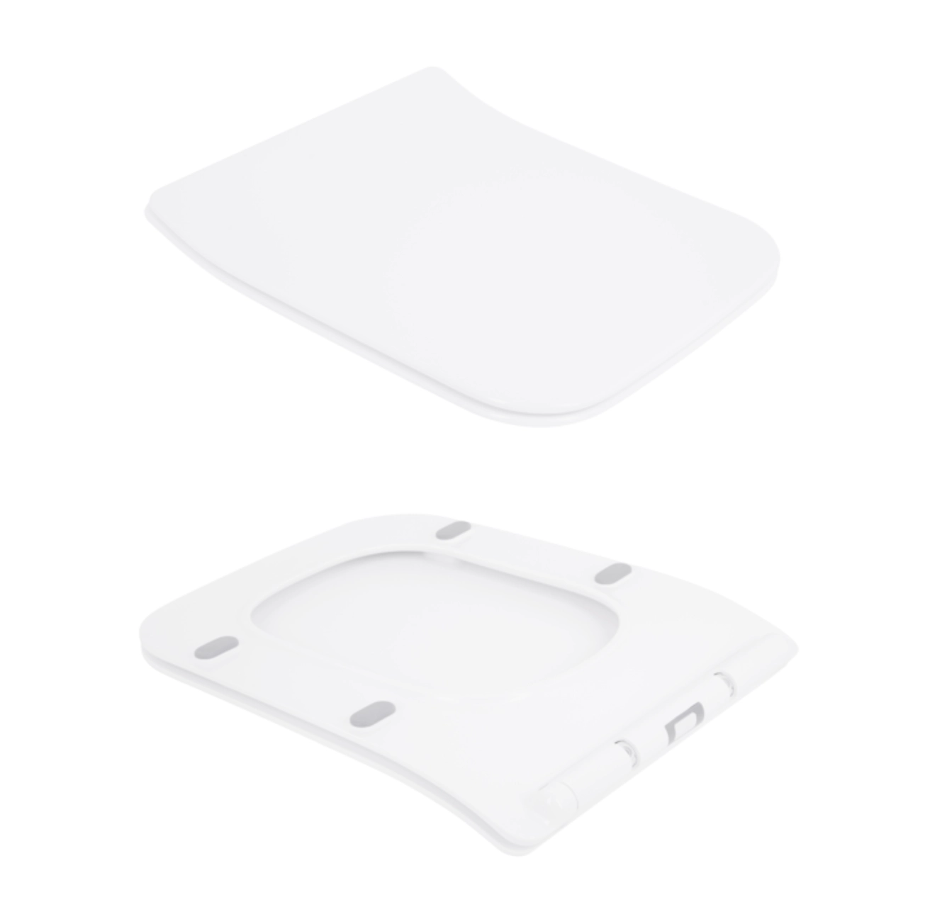 Унітаз підвісний Qtap Crow безобідковий з сідінням Soft-close QT05335170W Фото - 7