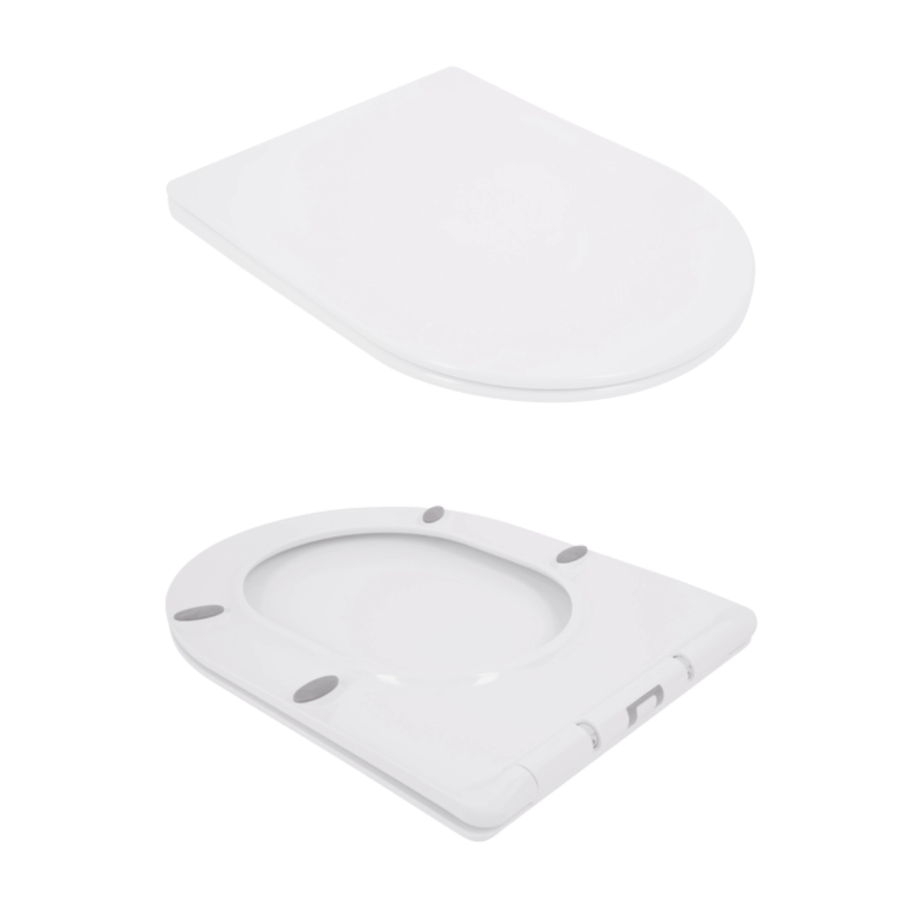 Унитаз подвесной Qtap Jay безободковый с сиденьем Soft-close QT07335176W Фото - 7