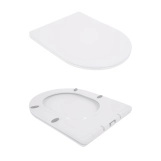 Унитаз подвесной Qtap Jay безободковый с сиденьем Soft-close QT07335176W Фото - 7