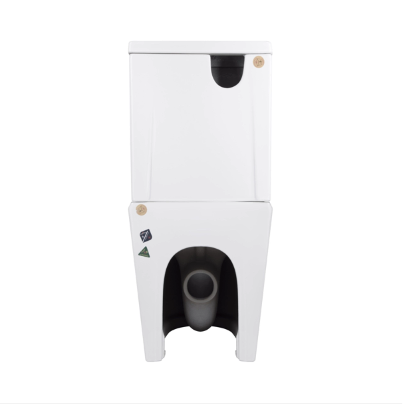 Унитаз-компакт Qtap Stork/Swan безободковый с сиденьем Soft-close QT15222178W Фото - 6