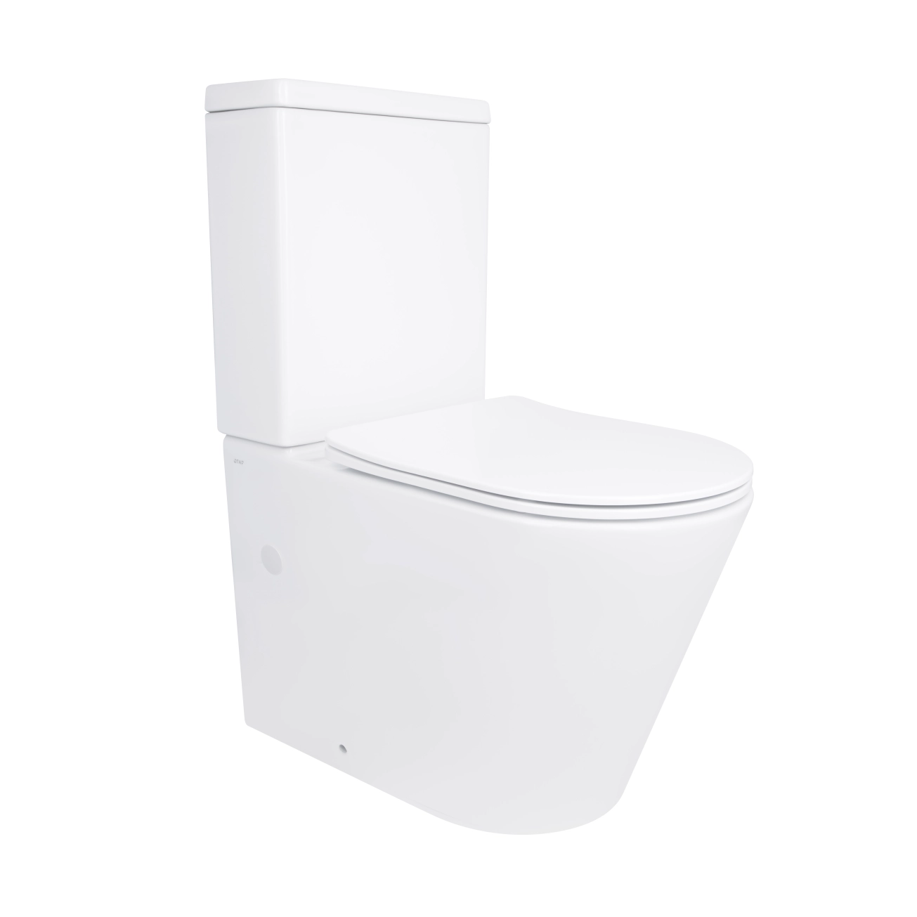 Унитаз-компакт Qtap Stork/Swan безободковый с сиденьем Soft-close QT15222179W