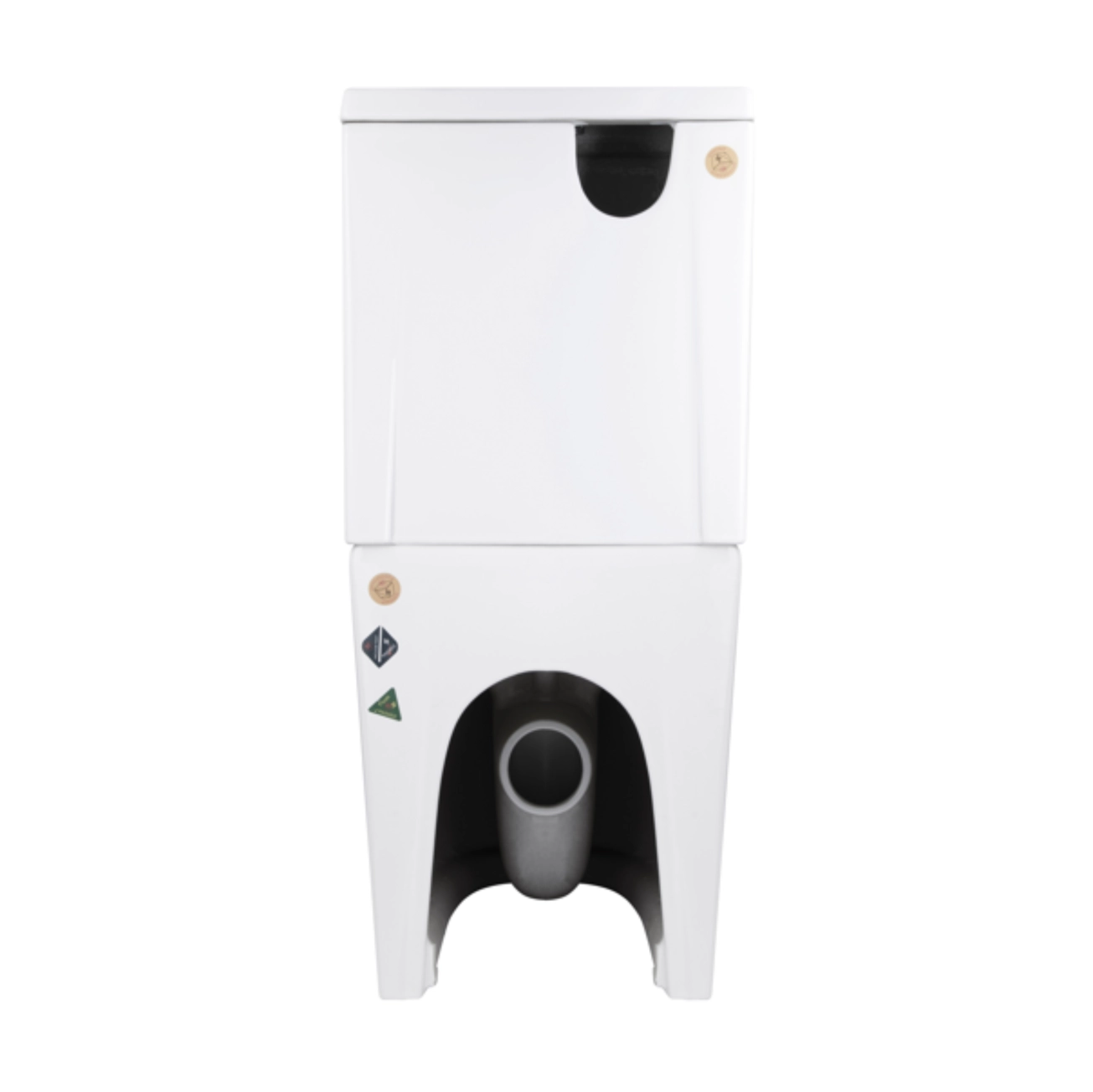 Унитаз-компакт Qtap Stork/Swan безободковый с сиденьем Soft-close QT15222179W Фото - 6