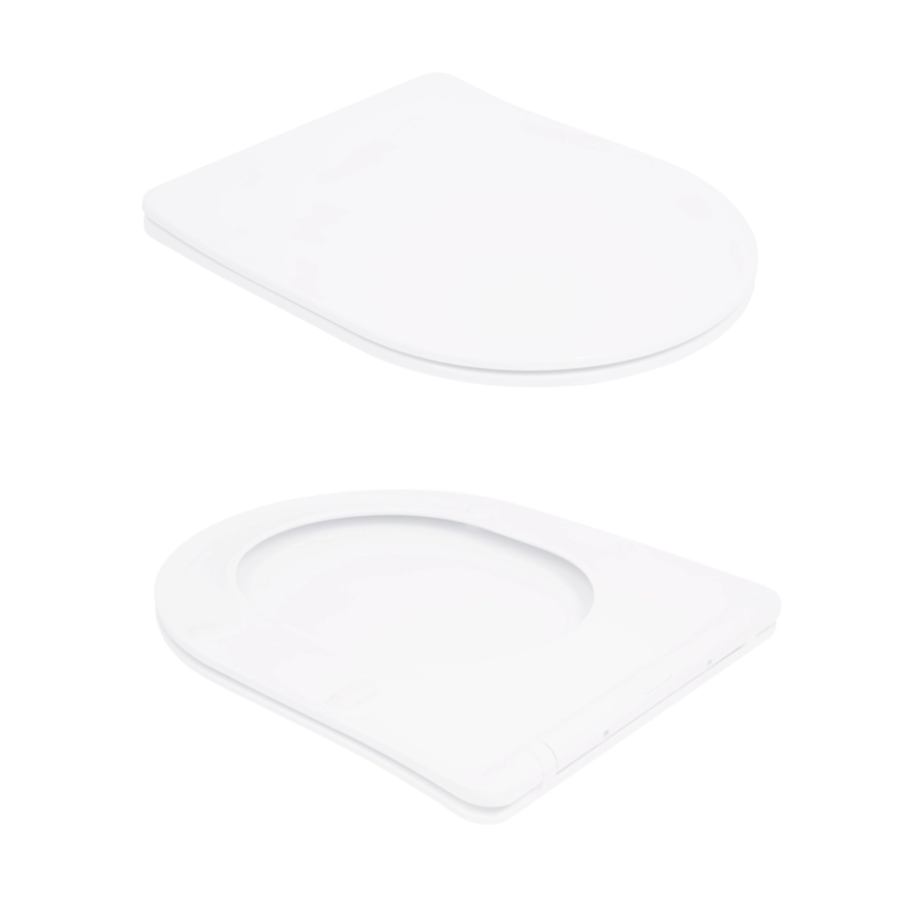 Унитаз-компакт Qtap Stork/Swan безободковый с сиденьем Soft-close QT15222179W Фото - 7