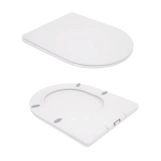 Унітаз підвісний Qtap Swan безобідковий з сідінням Soft-close QT16335178W Фото - 7