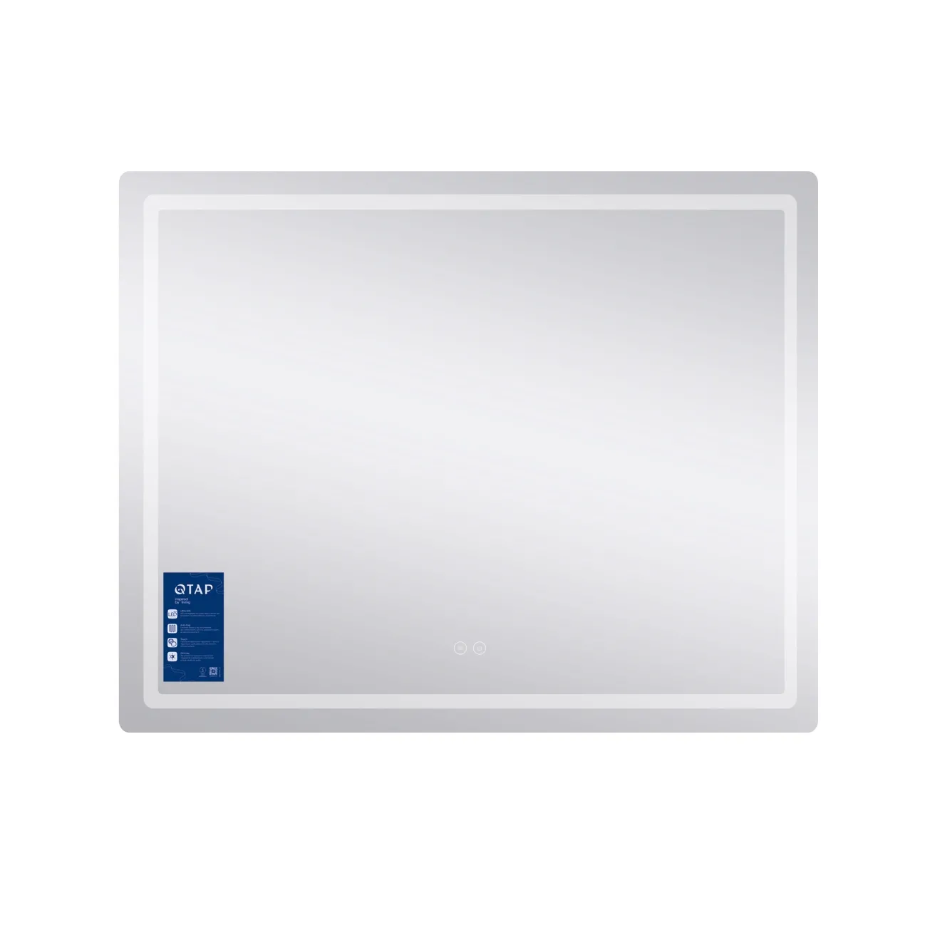 Дзеркало Qtap Mideya (DC-F910) 1000х800 з LED-підсвічуванням QT2078F910W (SD00036736) Фото - 2