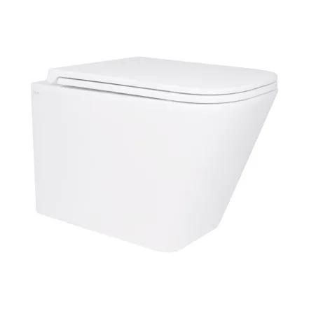 Унітаз підвісний Qtap Tern безобідковий з сідінням Soft-close QT1733052ERW