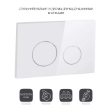 Панель змиву для унітаза Qtap Nest QT0111V1164GW Фото - 2