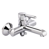 Змішувач для ванни Qtap Grand (з душовим гарнітуром) QTGRACRM006 Chrome Фото - 2