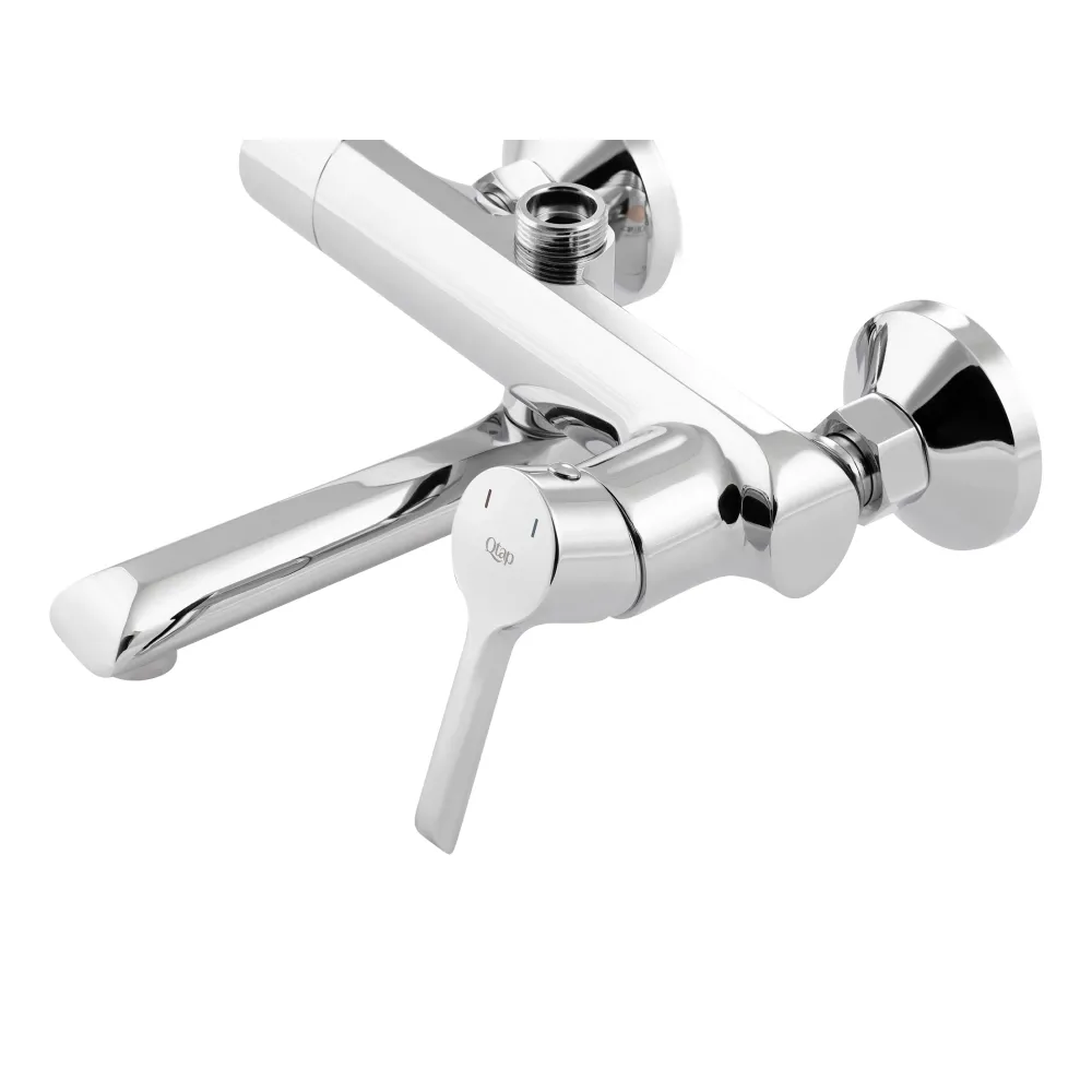 Душевая система универсальная Qtap Grand на три потребителя (с изливом) QTGRACRM1004 Chrome Фото - 3