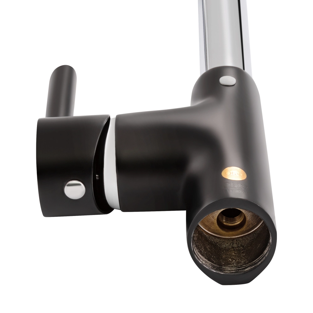 Змішувач для кухні Qtap Grand QTGRABCR007F Chrome/Black Фото - 2