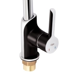 Змішувач для кухні Qtap Grand QTGRABCR007F Chrome/Black Фото - 3