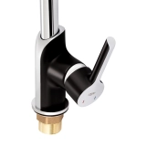 Змішувач для кухні Qtap Grand QTGRABCR007F Chrome/Black Фото - 4
