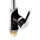 Смеситель для кухни Qtap Grand QTGRABCR007F Chrome/Black Фото - 4