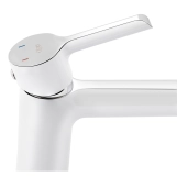 Змішувач для раковини Qtap Grand QTGRAWCR001F White Фото - 3