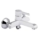 Смеситель для ванны Qtap Grand (с душевым гарнитуром) QTGRAWCR006 Chrome/White Фото - 2