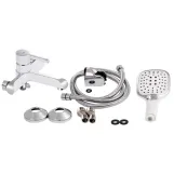 Смеситель для ванны Qtap Grand (с душевым гарнитуром) QTGRAWCR006 Chrome/White Фото - 6