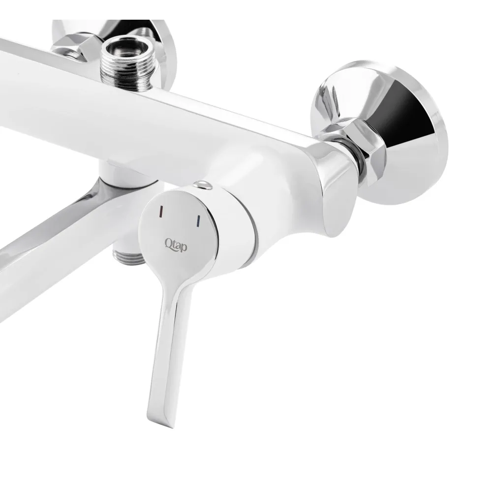 Душова система універсальна Qtap Grand на три споживача (з виливом) QTGRAWCR1004 Chrome/White Фото - 3