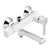 Душова система універсальна Qtap Grand на три споживача (з виливом) QTGRAWCR1004 Chrome/White Фото - 2