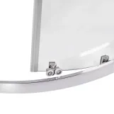 Душова кабіна Qtap Taurus CRM1099AC6 90х90 см, скло Clear 6 мм покриття CalcLess, без піддона Фото - 5