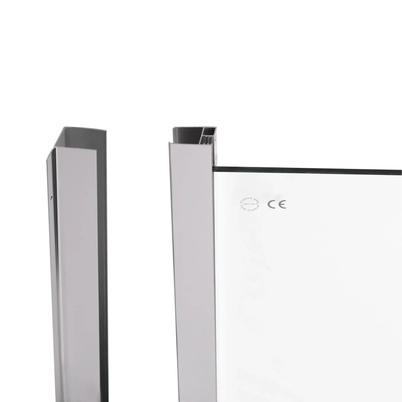 Душова кабіна Qtap Taurus CRM1011AC6 100х100 см, скло Clear 6 мм покриття CalcLess, без піддона Фото - 4