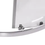 Душова кабіна Qtap Taurus CRM1011AC6 100х100 см, скло Clear 6 мм покриття CalcLess, без піддона Фото - 5