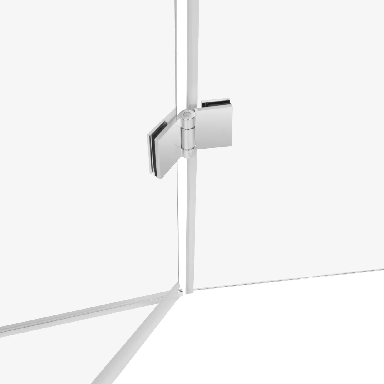 Душевая кабина Qtap Capricorn CRM1018RC6 100х80 см, стекло Clear 6 мм, CalcLess, без поддона Фото - 7