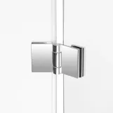 Душевая кабина Qtap Capricorn CRM1018RC6 100х80 см, стекло Clear 6 мм, CalcLess, без поддона Фото - 4