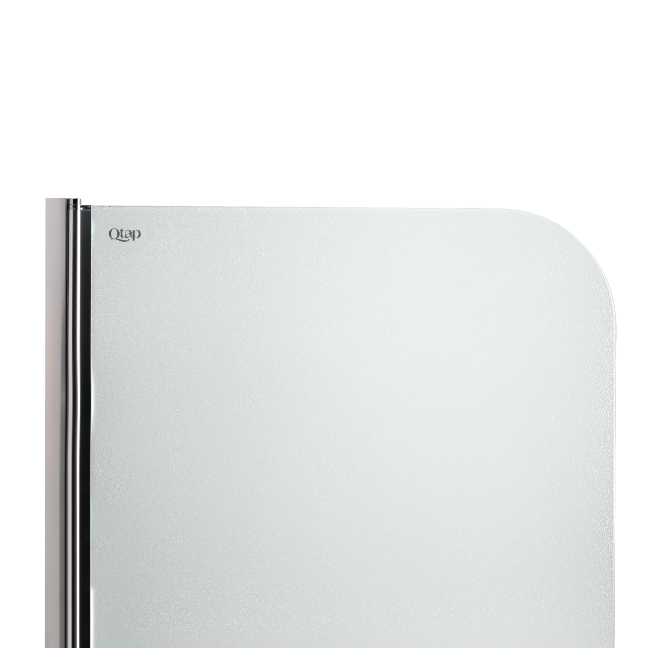 Штора на ванну Qtap Standard CRM407513APL скло Pear 6 мм, 75х140 см, ліва Фото - 2