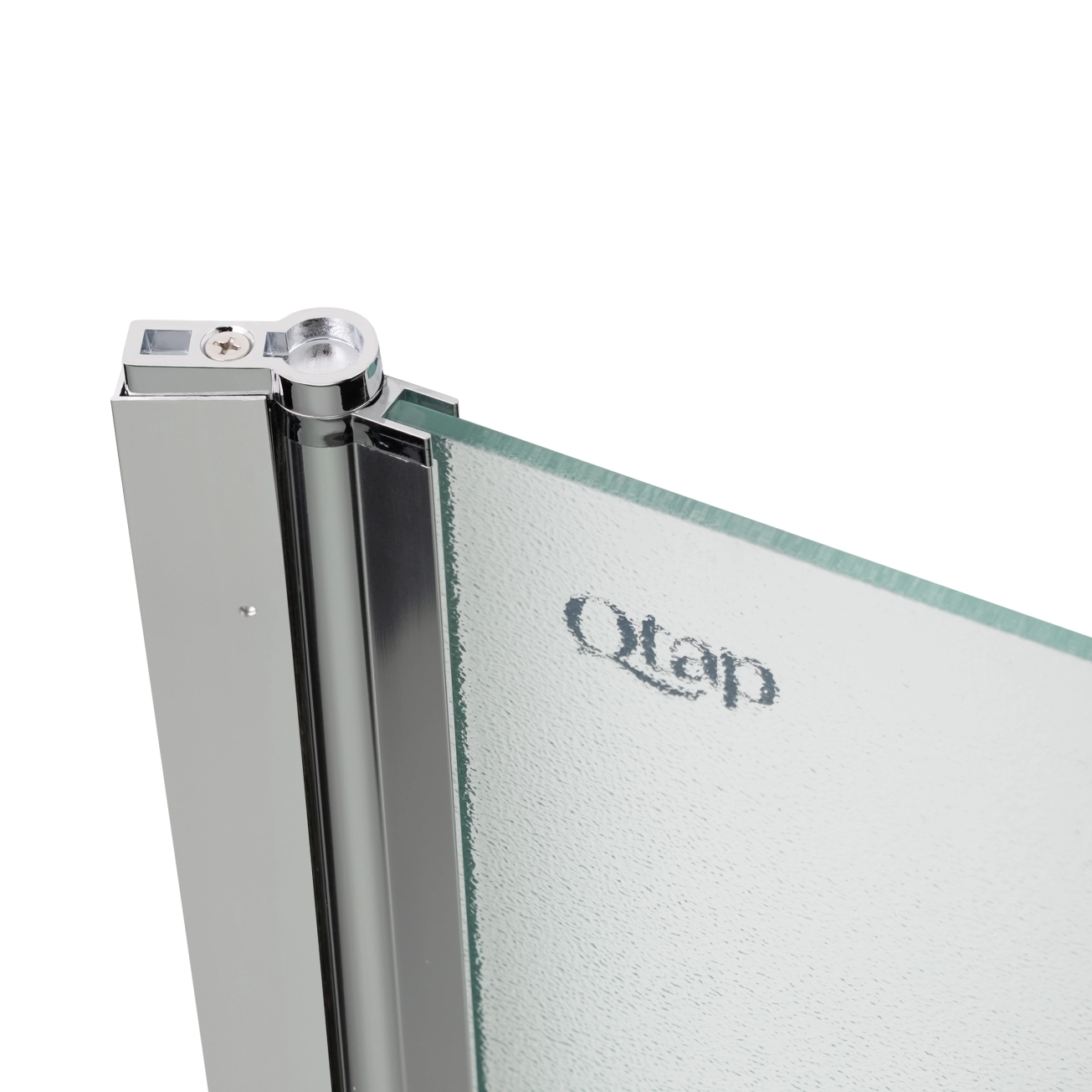 Штора на ванну Qtap Standard CRM407513APL скло Pear 6 мм, 75х140 см, ліва Фото - 4