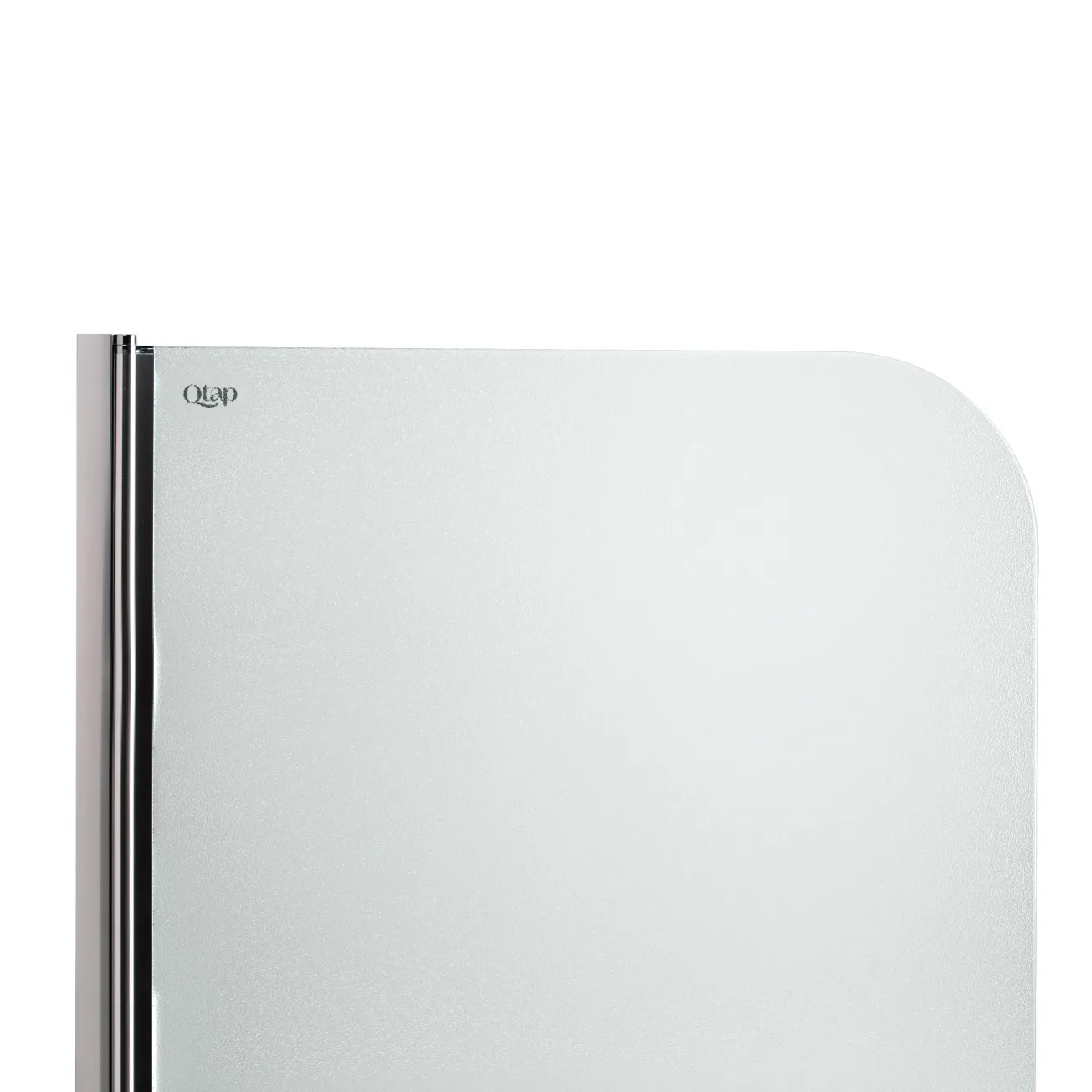 Штора на ванну Qtap Standard CRM407513APL стекло Pear 6 мм, 75х140 см, левая Фото - 2