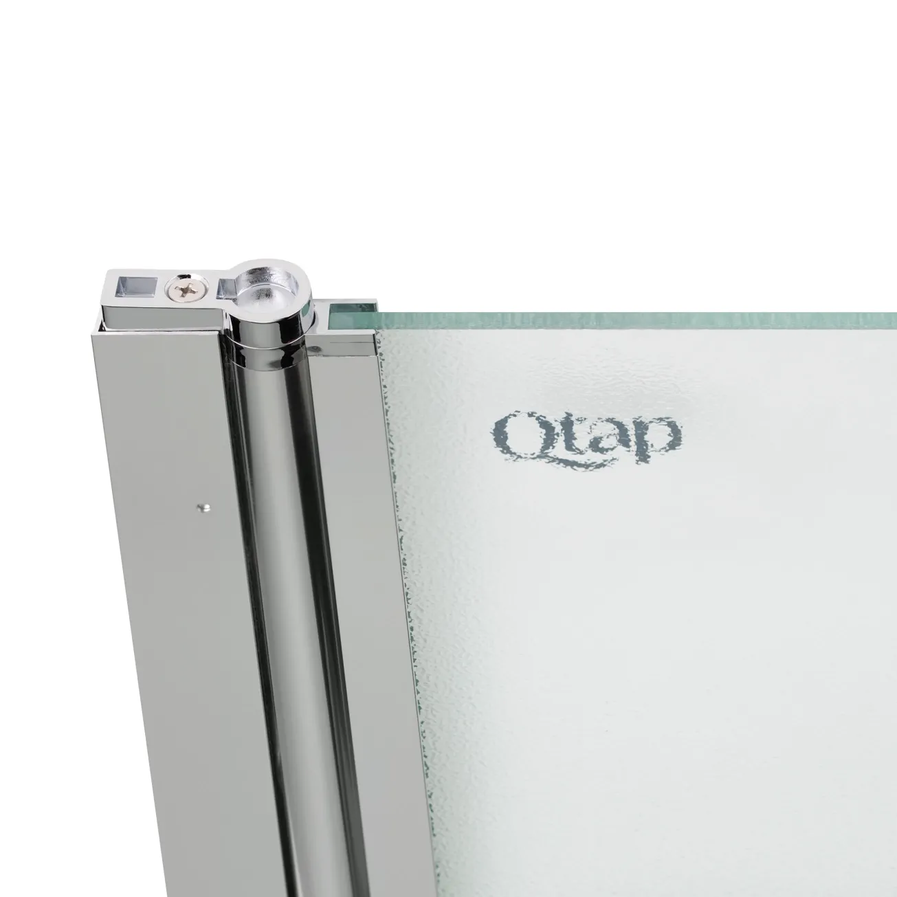 Штора на ванну Qtap Standard CRM407513APL стекло Pear 6 мм, 75х140 см, левая Фото - 3