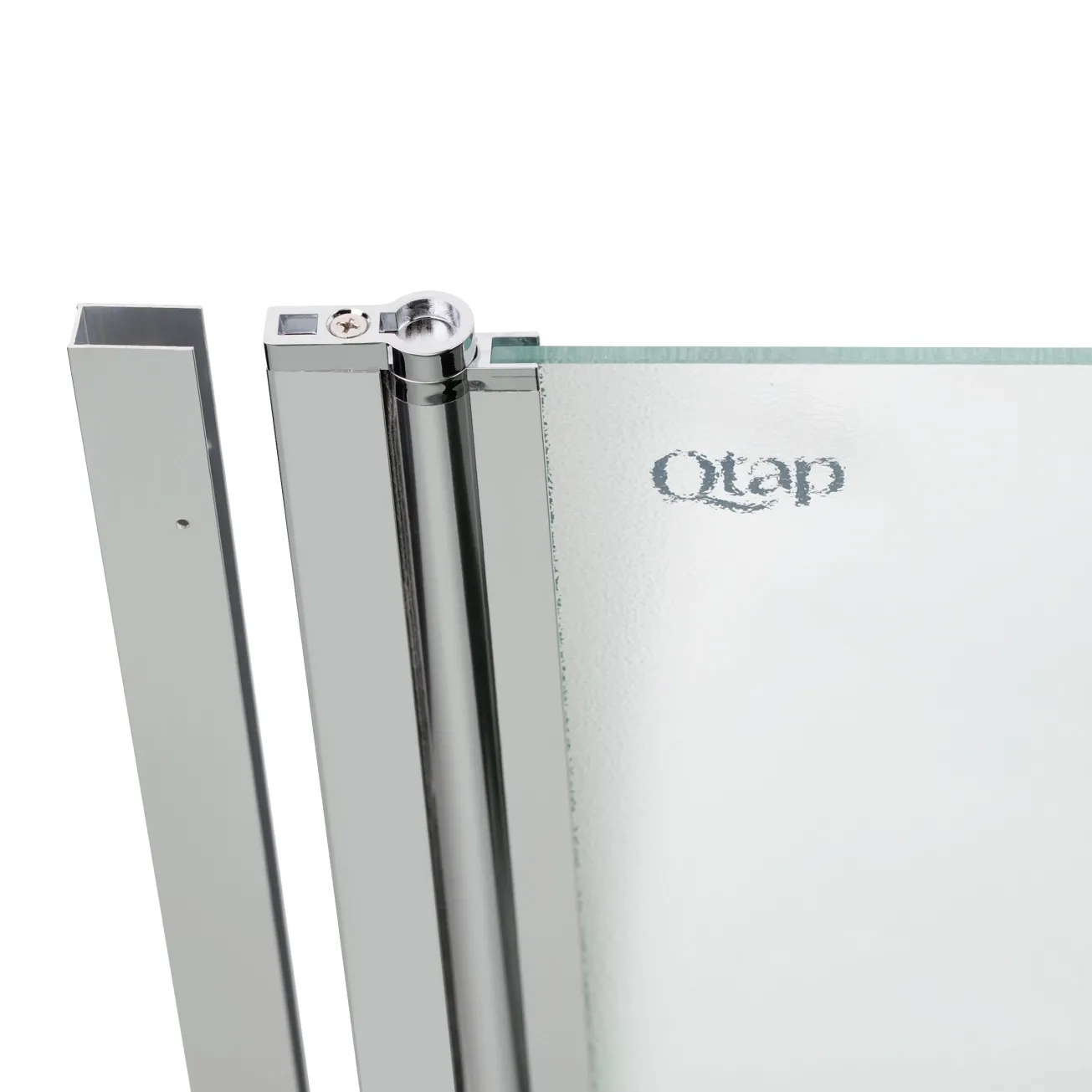 Штора на ванну Qtap Standard CRM407513APL стекло Pear 6 мм, 75х140 см, левая Фото - 5