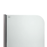 Штора на ванну Qtap Standard CRM407513APL скло Pear 6 мм, 75х140 см, ліва Фото - 2