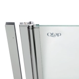 Штора на ванну Qtap Standard CRM407513APL скло Pear 6 мм, 75х140 см, ліва Фото - 5
