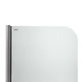 Штора на ванну Qtap Standard CRM407513APL стекло Pear 6 мм, 75х140 см, левая Фото - 2