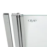 Штора на ванну Qtap Standard CRM407513APL стекло Pear 6 мм, 75х140 см, левая Фото - 5