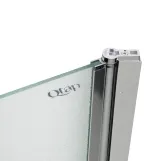 Штора на ванну Qtap Standard CRM407513APR скло Pear 6 мм, 75х140 см, права Фото - 4