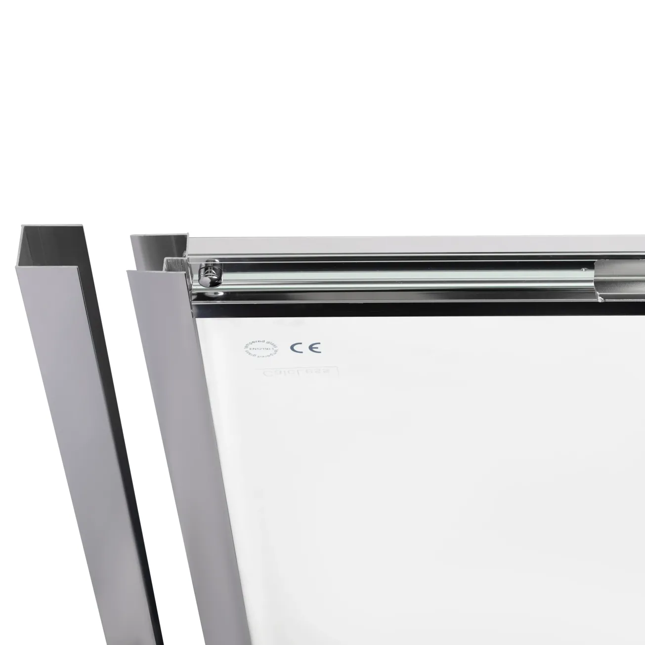Душевая дверь в нишу Qtap Taurus CRM201-11.C6 97-108x185 см, стекло Clear 6 мм, покрытие CalcLess Фото - 3