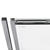 Душевая дверь в нишу Qtap Taurus CRM201-11.C6 97-108x185 см, стекло Clear 6 мм, покрытие CalcLess Фото - 3