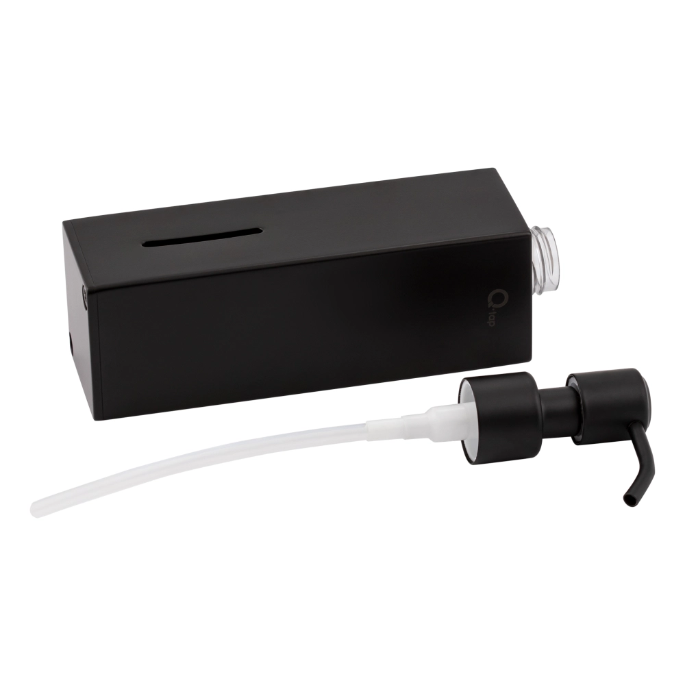 Дозатор для жидкого мыла Qtap Liberty QTLIBBLM11522 Black Фото - 2