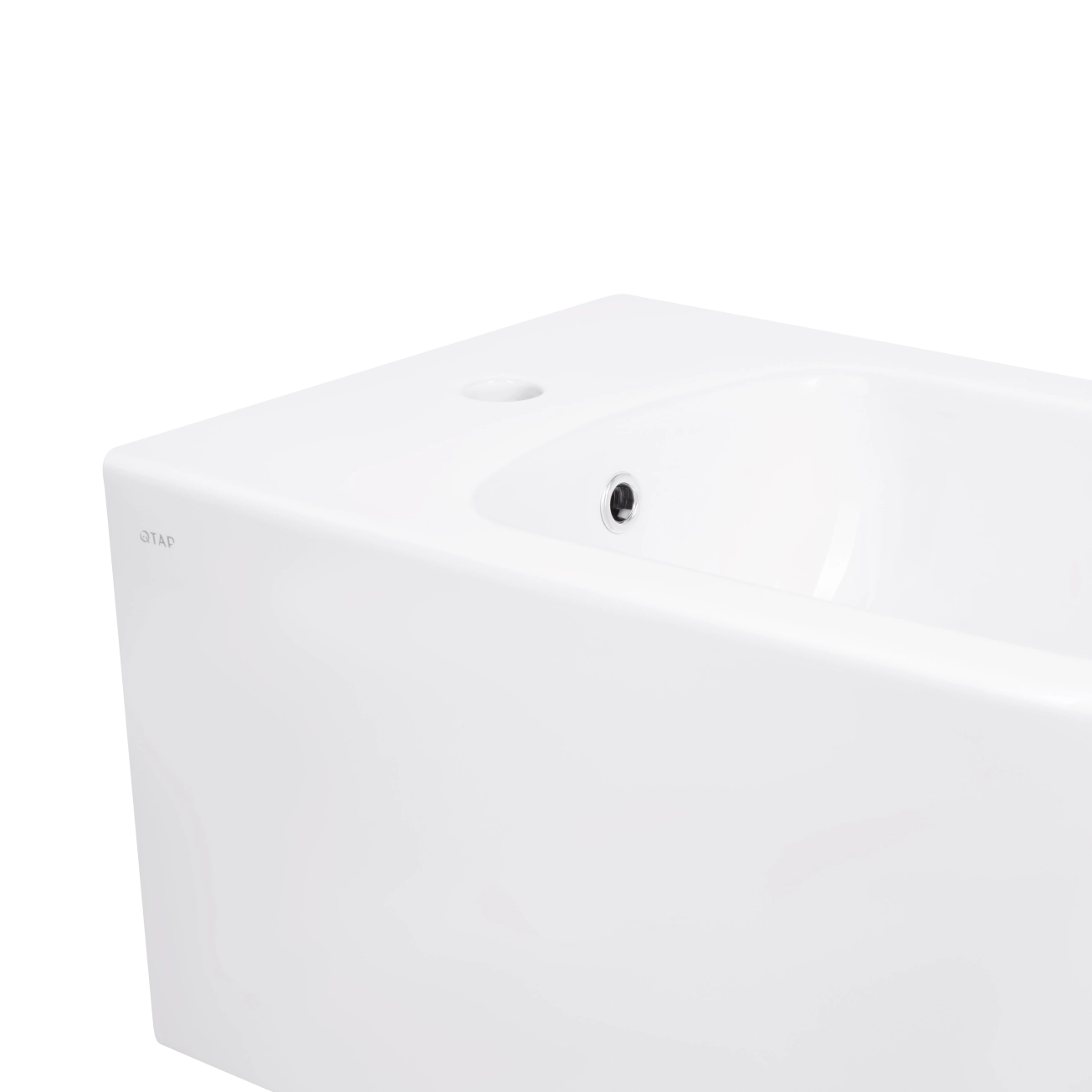 Біде підвісне Qtap Crow 520х360х290 White QT05555370W Фото - 4