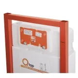 Набор инсталляция 4 в 1 Qtap Nest ST с круглой панелью смыва QT0133M425V1163GB Фото - 2