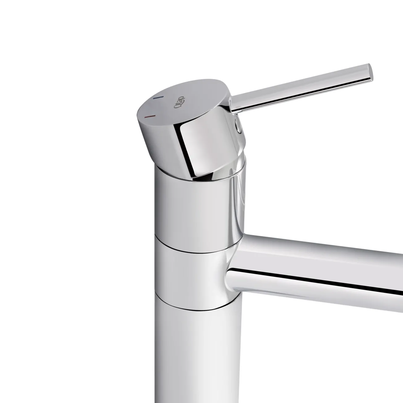 Смеситель для раковины Qtap Spring с поворотным изливом высокий QTSPRCRM001XL Chrome Фото - 3