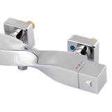 Змішувач для душу Qtap Zkrouceny термостатичний QTZKR40T105C Chrome Фото - 2
