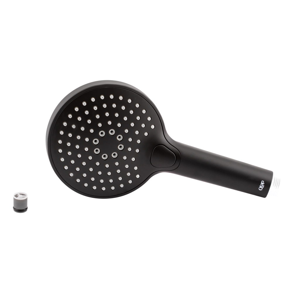 Лейка для ручного душа Qtap Rucni 120 мм округлая QTRUCA120O3KBB Black Matt Фото - 2