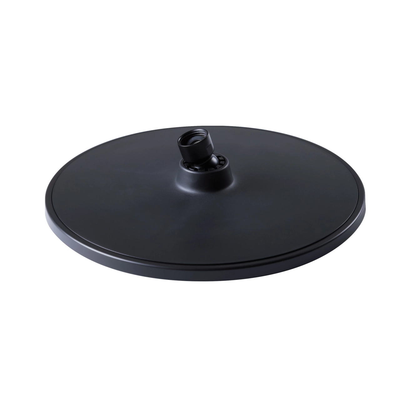 Лейка для верхнего душа Qtap Hlavova 230 мм округлая QTHLAVA228O1ZBB Black Matt Фото - 2