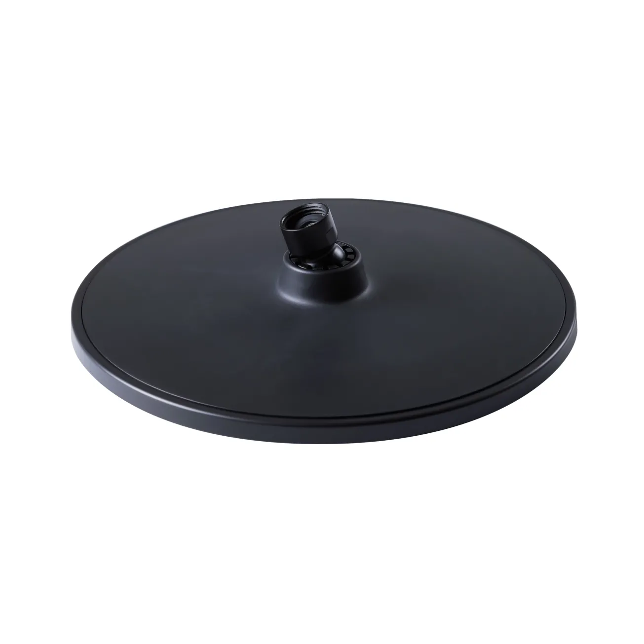 Лійка для верхнього душу Qtap Hlavova 230 мм округла QTHLAVA228O1ZBB Black Matt Фото - 2